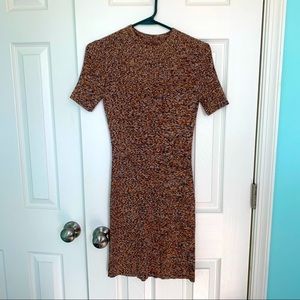 Madewell size small sweater dress short‎ sleeve orange